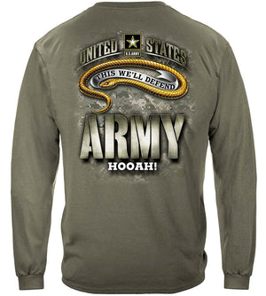 More Picture, Army Strong Camo Snake Premium Long Sleeves