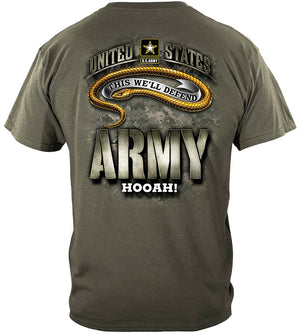 More Picture, Army Strong Camo Snake Premium T-Shirt