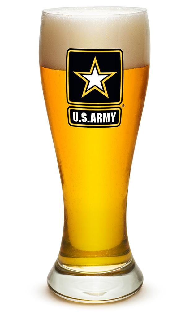 Army Star Logo 23oz Pilsner Glass Glass Set