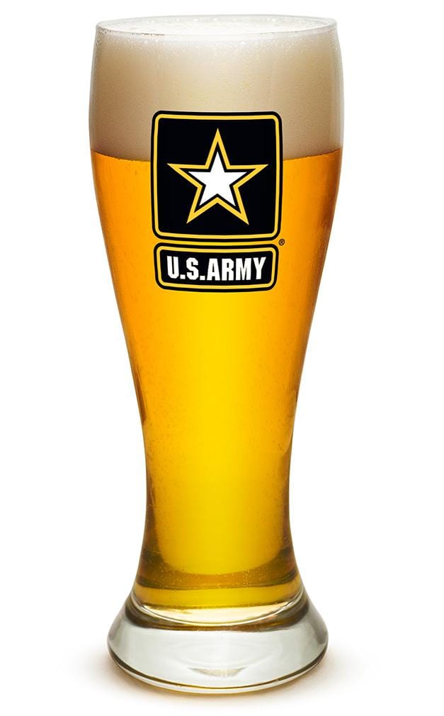Army Star Logo 23oz Pilsner Glass Glass Set