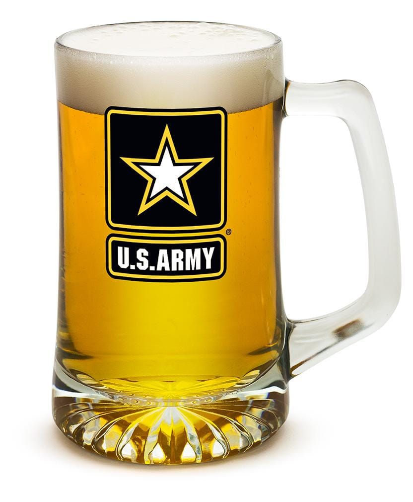 Army Star Logo 25oz Tankard Glass Set