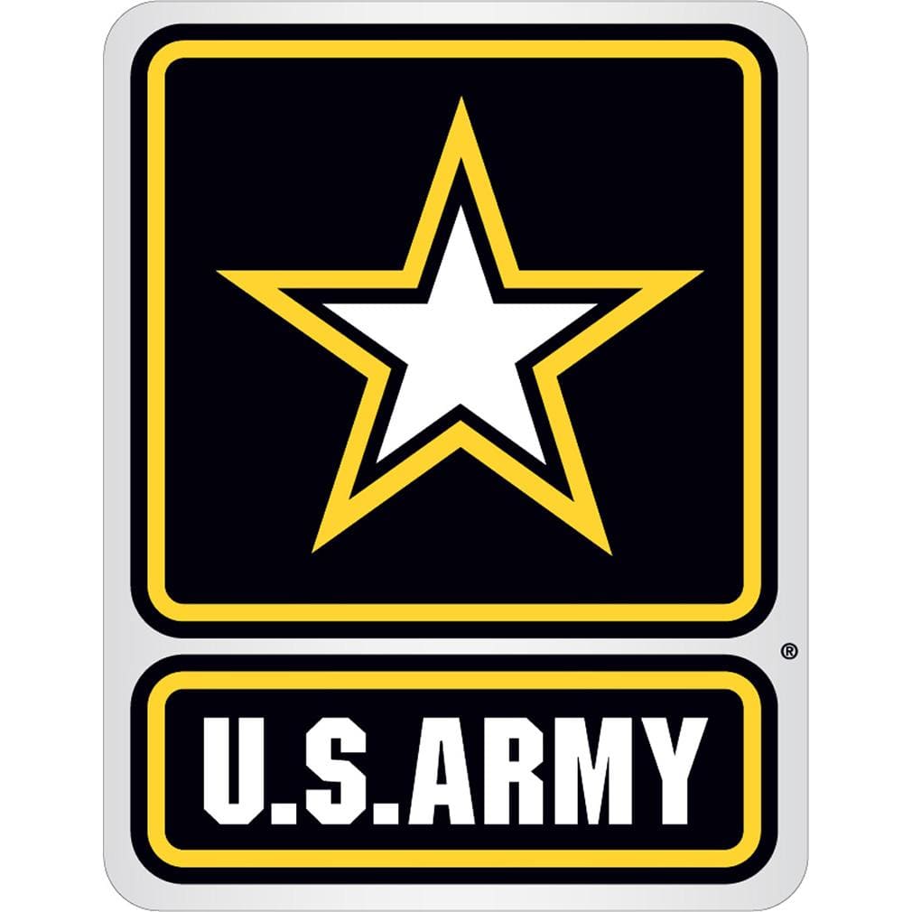 ARMY STAR LOGO Premium Reflective Decal