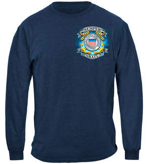More Picture, True Heroes Coast Guard Premium Long Sleeves