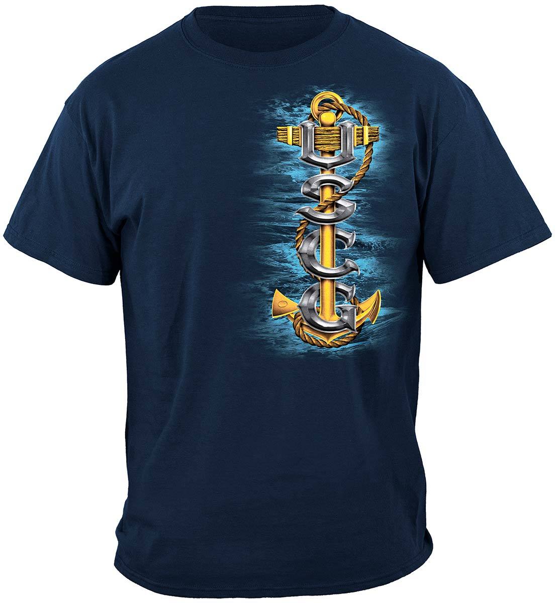 USCG Coast Guard Premium Hooded Sweat Shirt
