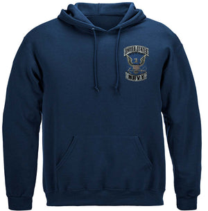 More Picture, Navy Eagle In Stone Premium Long Sleeves