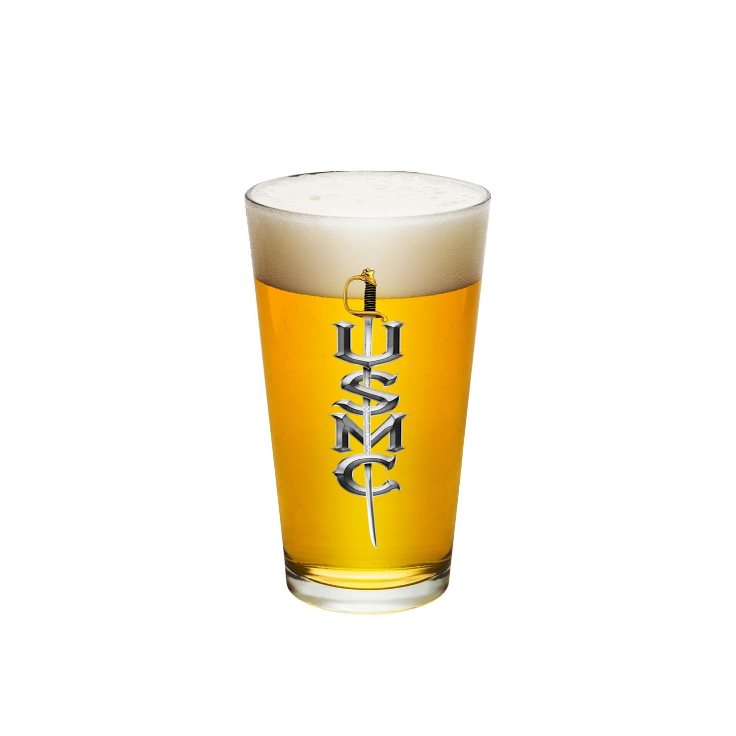 USMC Sword Pint Glass
