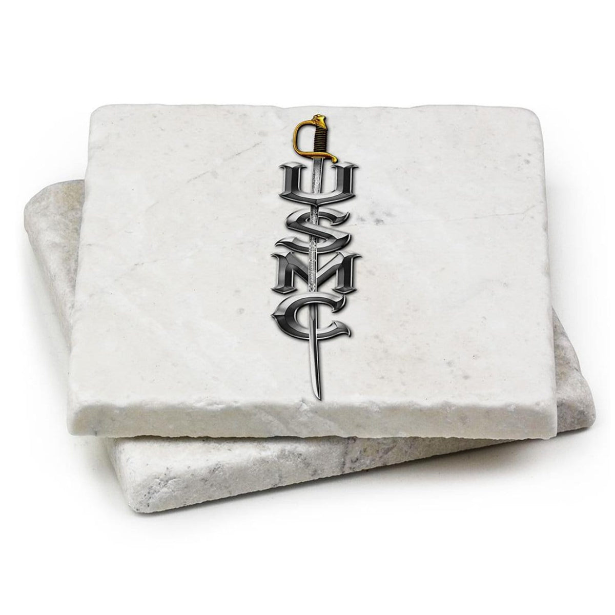 USMC Sword Coaster Ivory