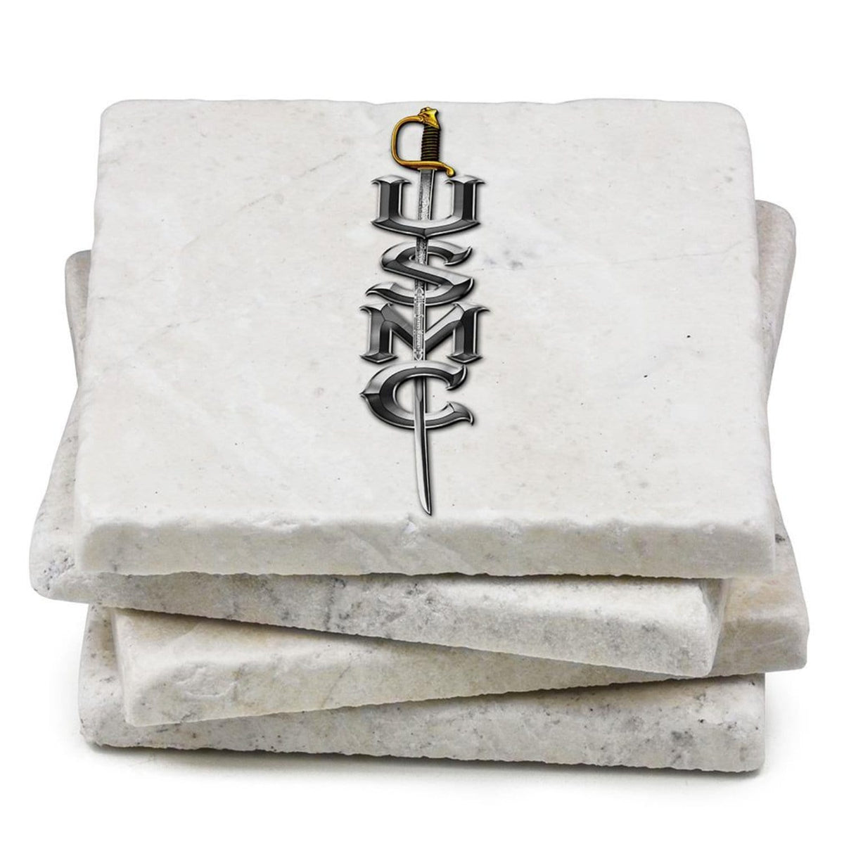 USMC Sword Coaster Ivory