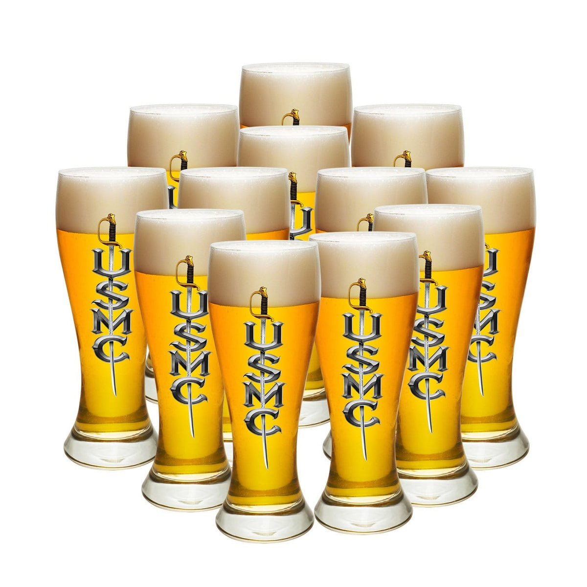 USMC Sword Pilsner Glass