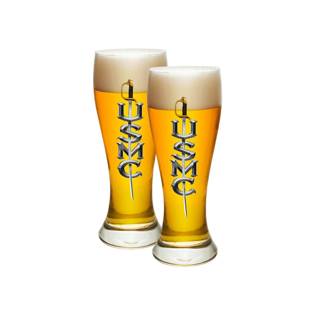 USMC Sword Pilsner Glass