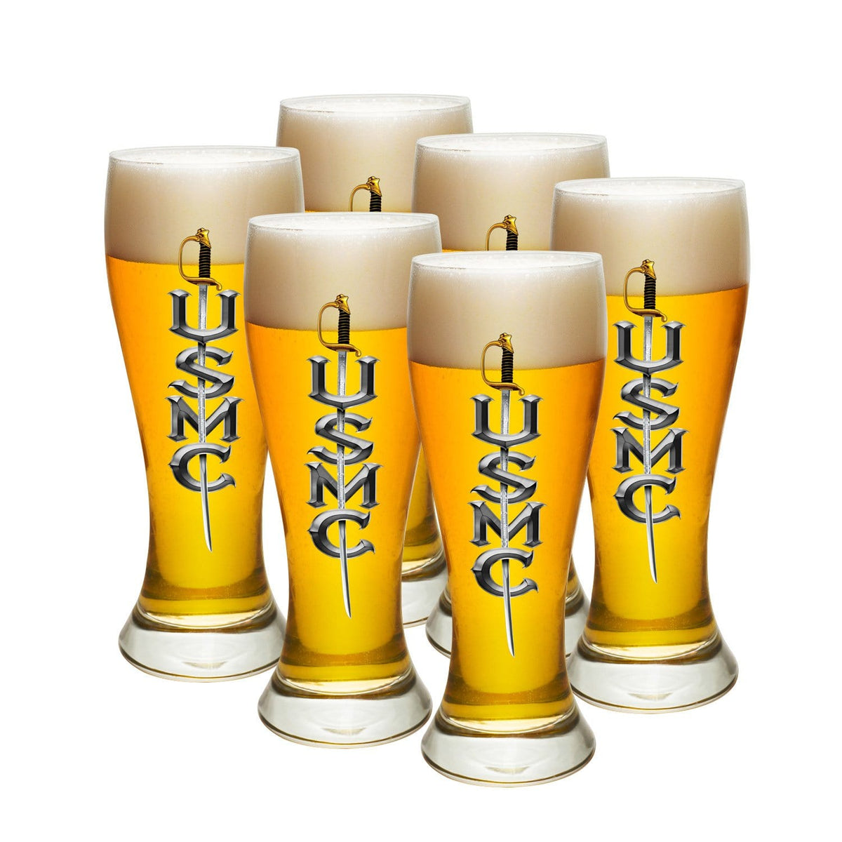 USMC Sword Pilsner Glass