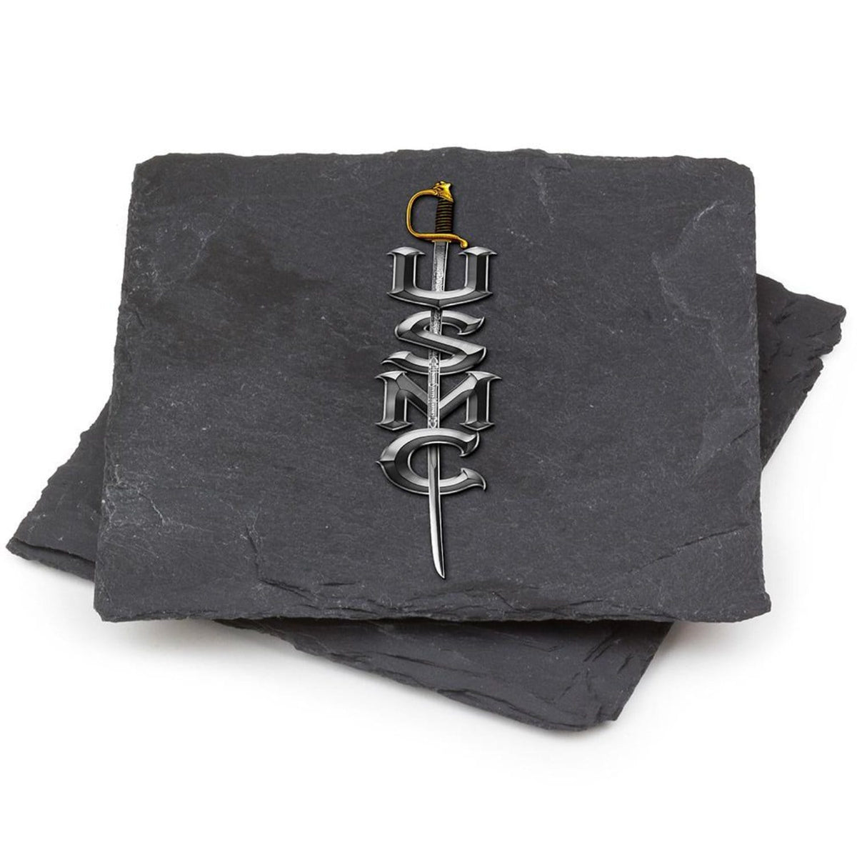 USMC Sword Coaster Black