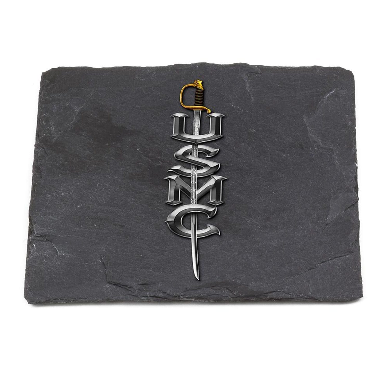 USMC Sword Coaster Black