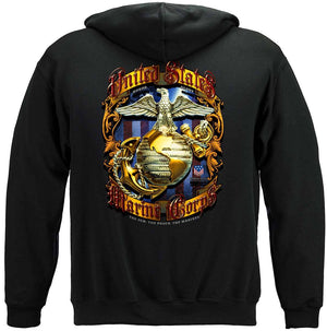 More Picture, USMC Pride Honor Tradition Marine Corps Foil Premium Long Sleeves