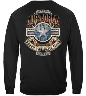 More Picture, Air Force Proud To Have Served Premium Hooded Sweat Shirt