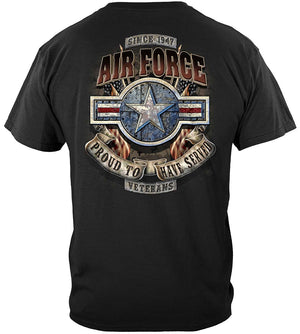 More Picture, Air Force Proud To Have Served Premium Hooded Sweat Shirt