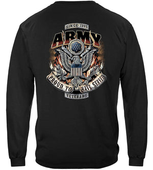 More Picture, Army Proud To Have Served Premium Hooded Sweat Shirt
