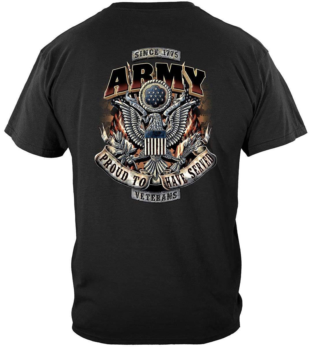 Army Proud To Have Served Premium Hooded Sweat Shirt
