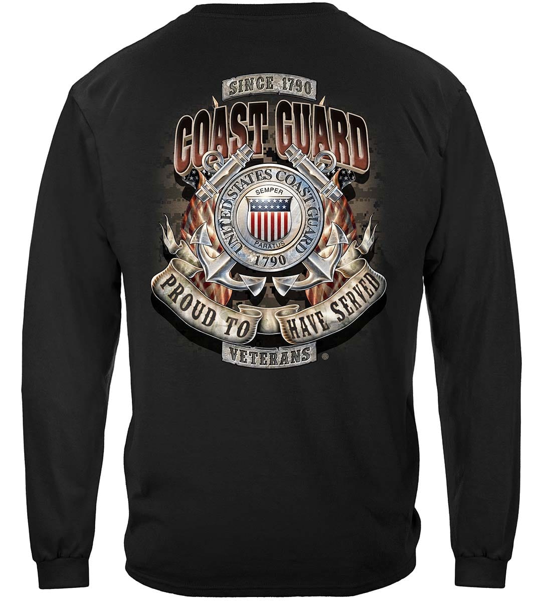 Coast Guard Proud To Have Served Premium Long Sleeves