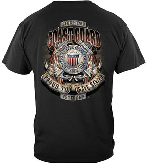More Picture, Coast Guard Proud To Have Served Premium T-Shirt