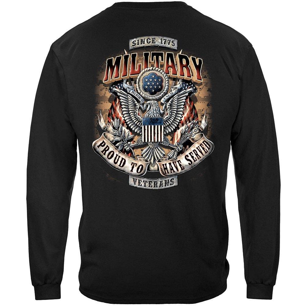 Vetren Proud To Have Served Premium Men&#39;s Long Sleeve
