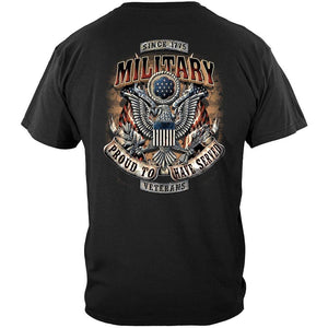 More Picture, Veteran Proud To Have Served Premium Men's Long Sleeve