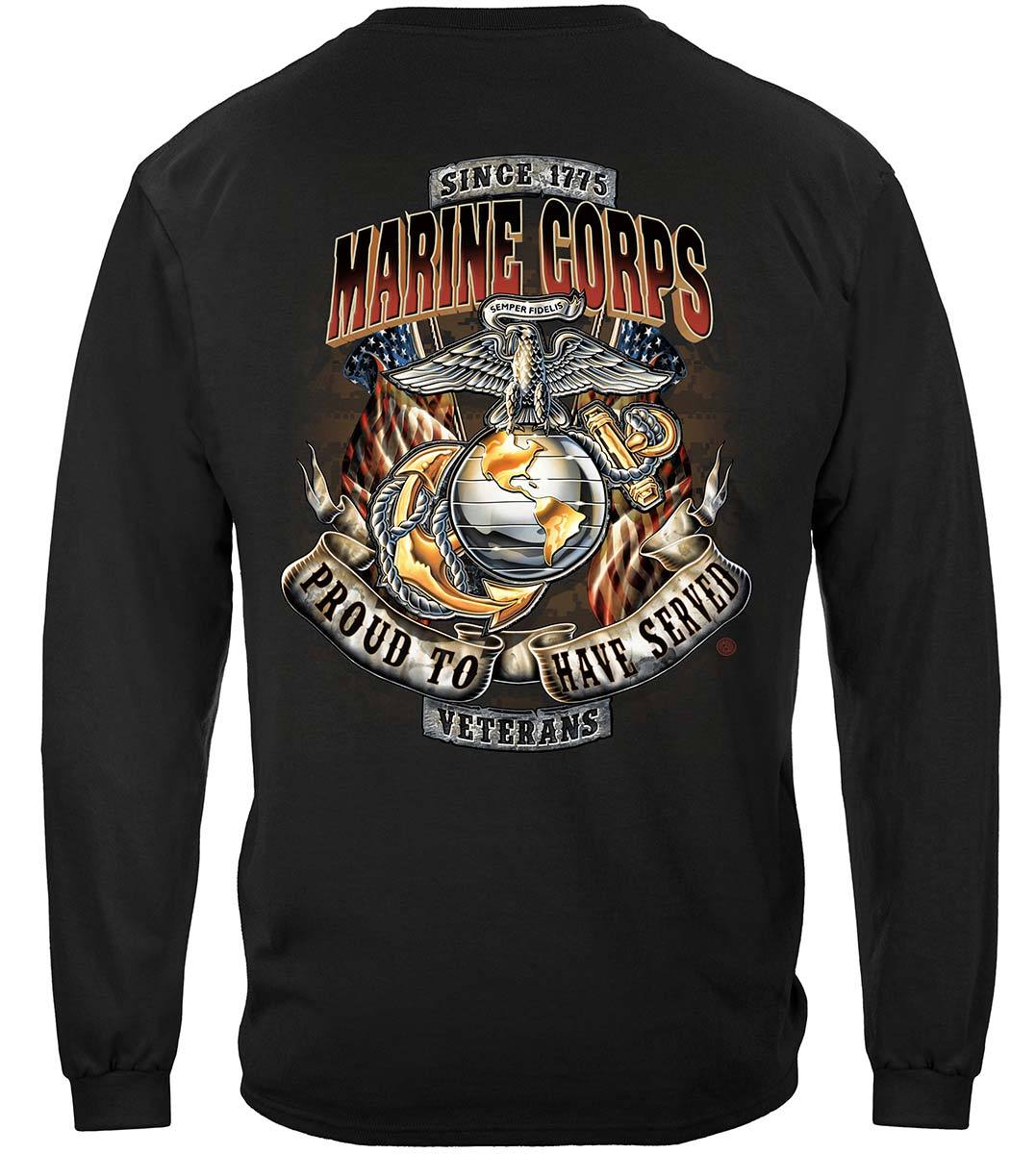 Marines Proud To Have Served Premium T-Shirt
