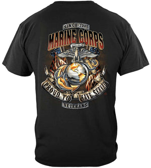 More Picture, Marines Proud To Have Served Premium Long Sleeves