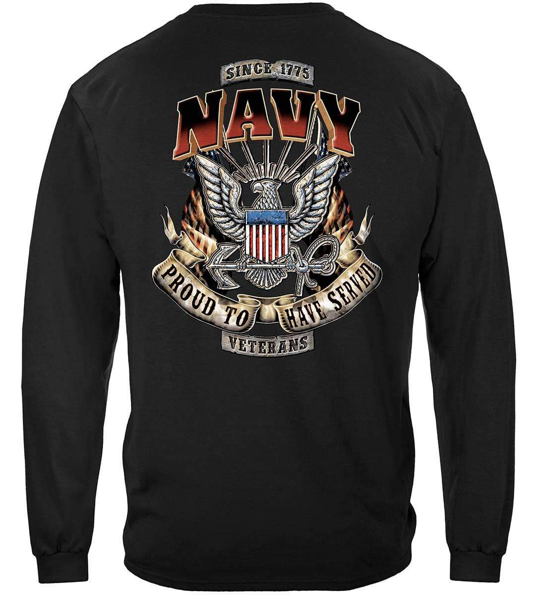 Navy Proud To Have Served Premium Long Sleeves