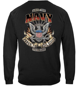 More Picture, Navy Proud To Have Served Premium Long Sleeves