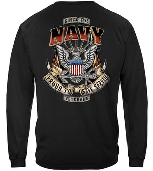 More Picture, Navy Proud To Have Served Premium Hooded Sweat Shirt