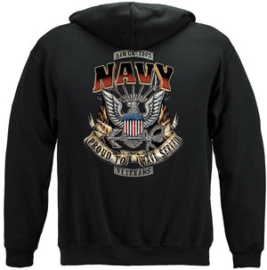 More Picture, Navy Proud To Have Served Premium Hooded Sweat Shirt