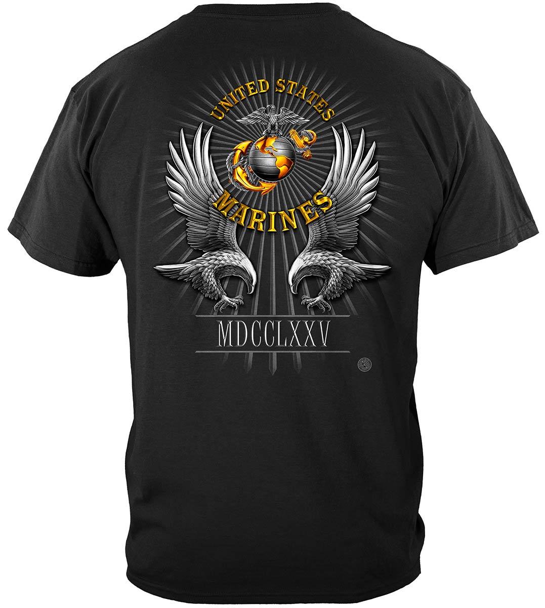 USMC Marine Corps Founded Date 1775 Premium T-Shirt