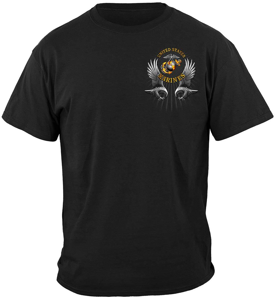 USMC Marine Corps Founded Date 1775 Premium Hooded Sweat Shirt