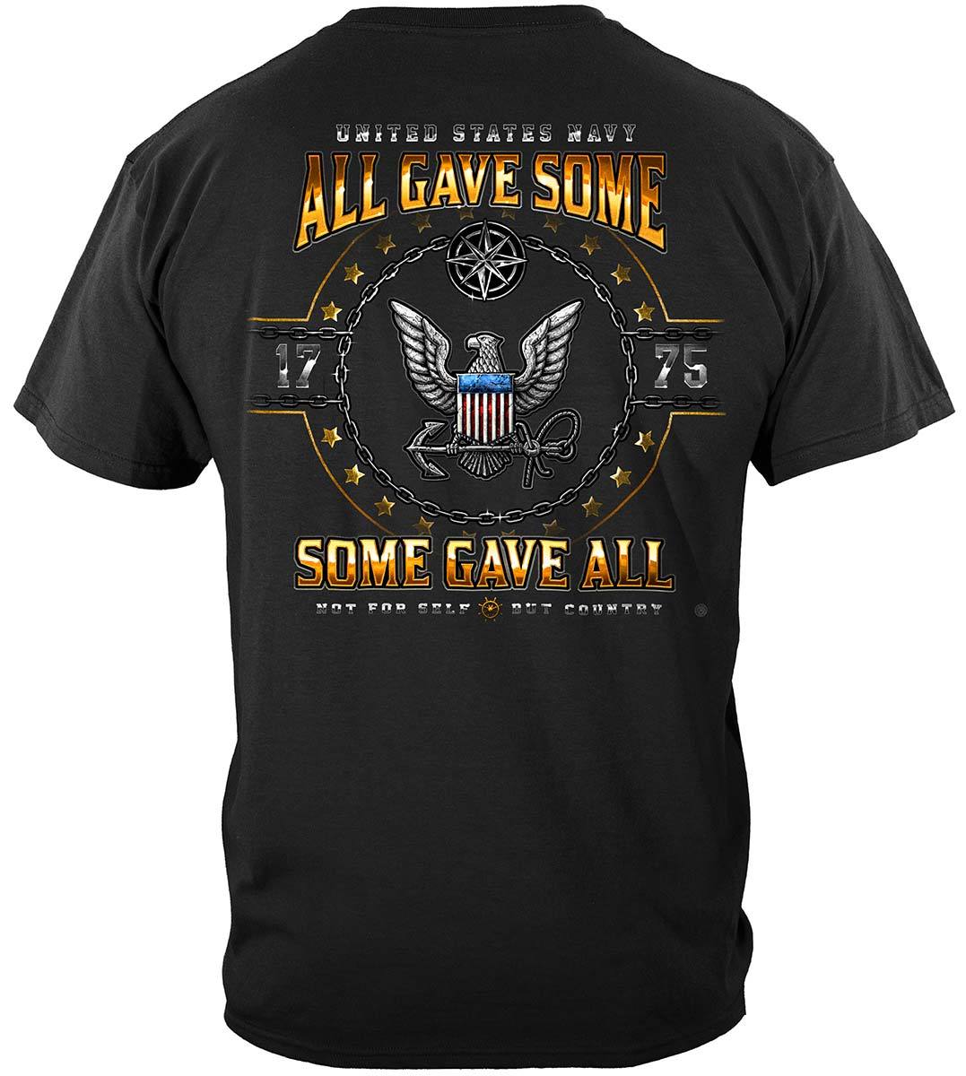 US Navy All Gave Some Premium Hooded Sweat Shirt