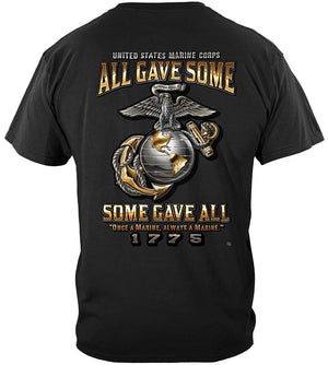 More Picture, USMC Marine Corps All Gave Some Premium Hooded Sweat Shirt