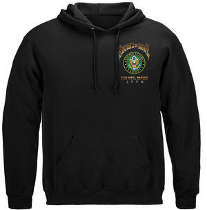 More Picture, US Army Second To None Premium Hooded Sweat Shirt
