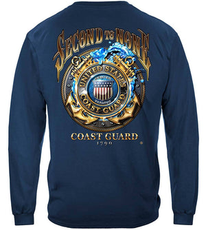 More Picture, US Coast Guard Second To None Premium Long Sleeves