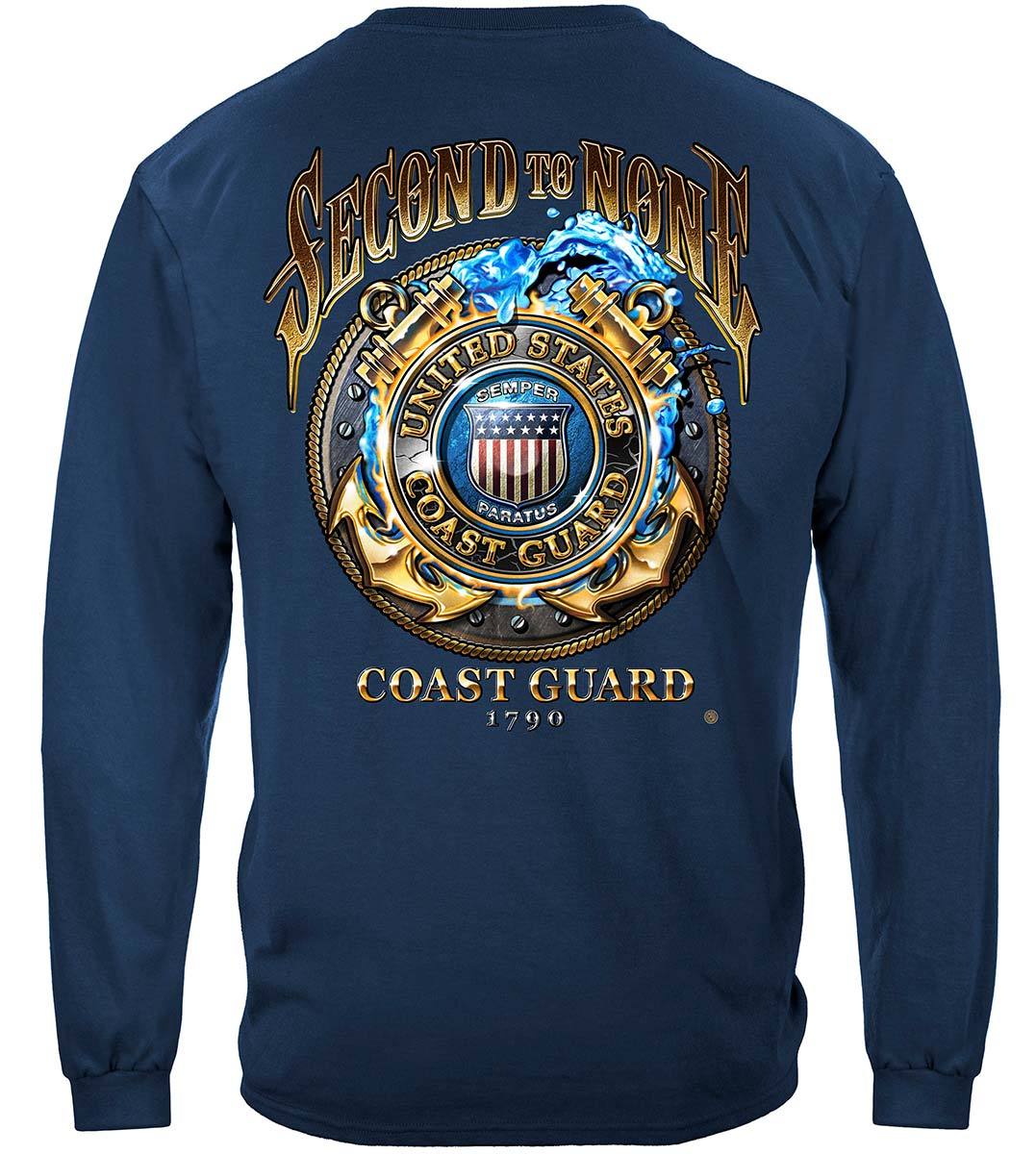 US Coast Guard Second To None Premium T-Shirt