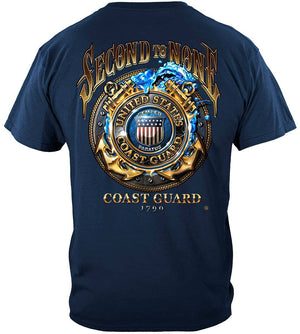 More Picture, US Coast Guard Second To None Premium Long Sleeves