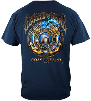 More Picture, US Coast Guard Second To None Premium Hooded Sweat Shirt