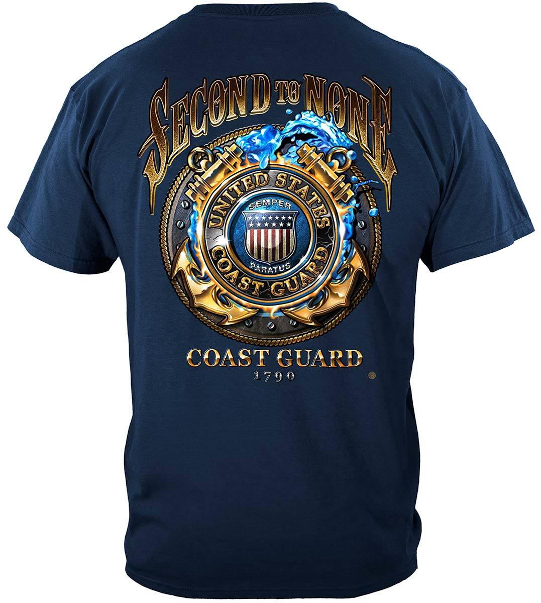 US Coast Guard Second To None Premium T-Shirt