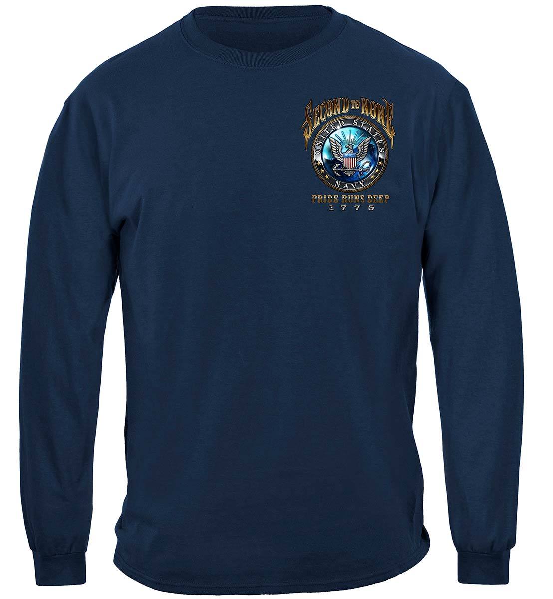 US NAVY Second To None Premium Long Sleeves