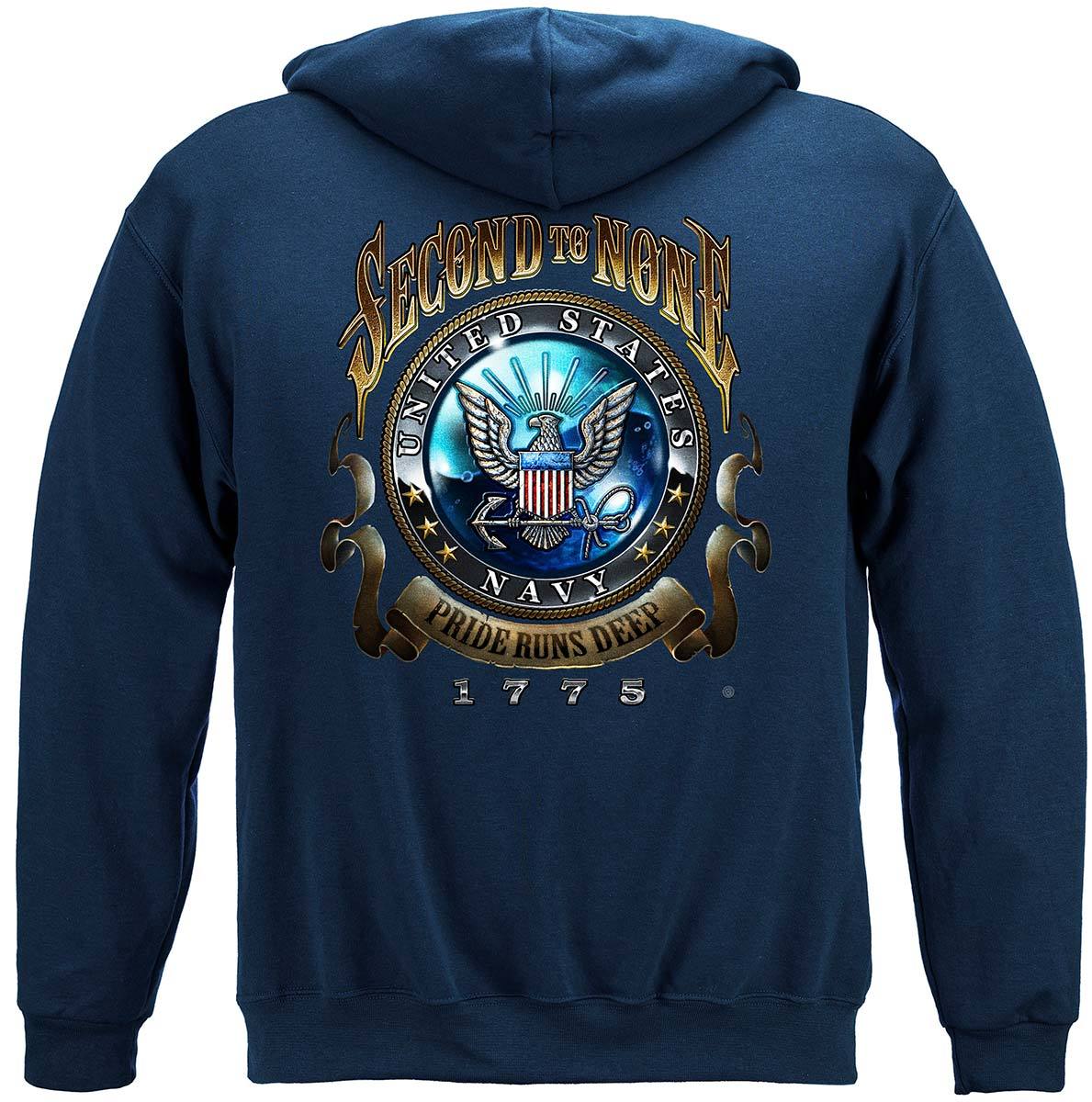 US NAVY Second To None Premium Long Sleeves