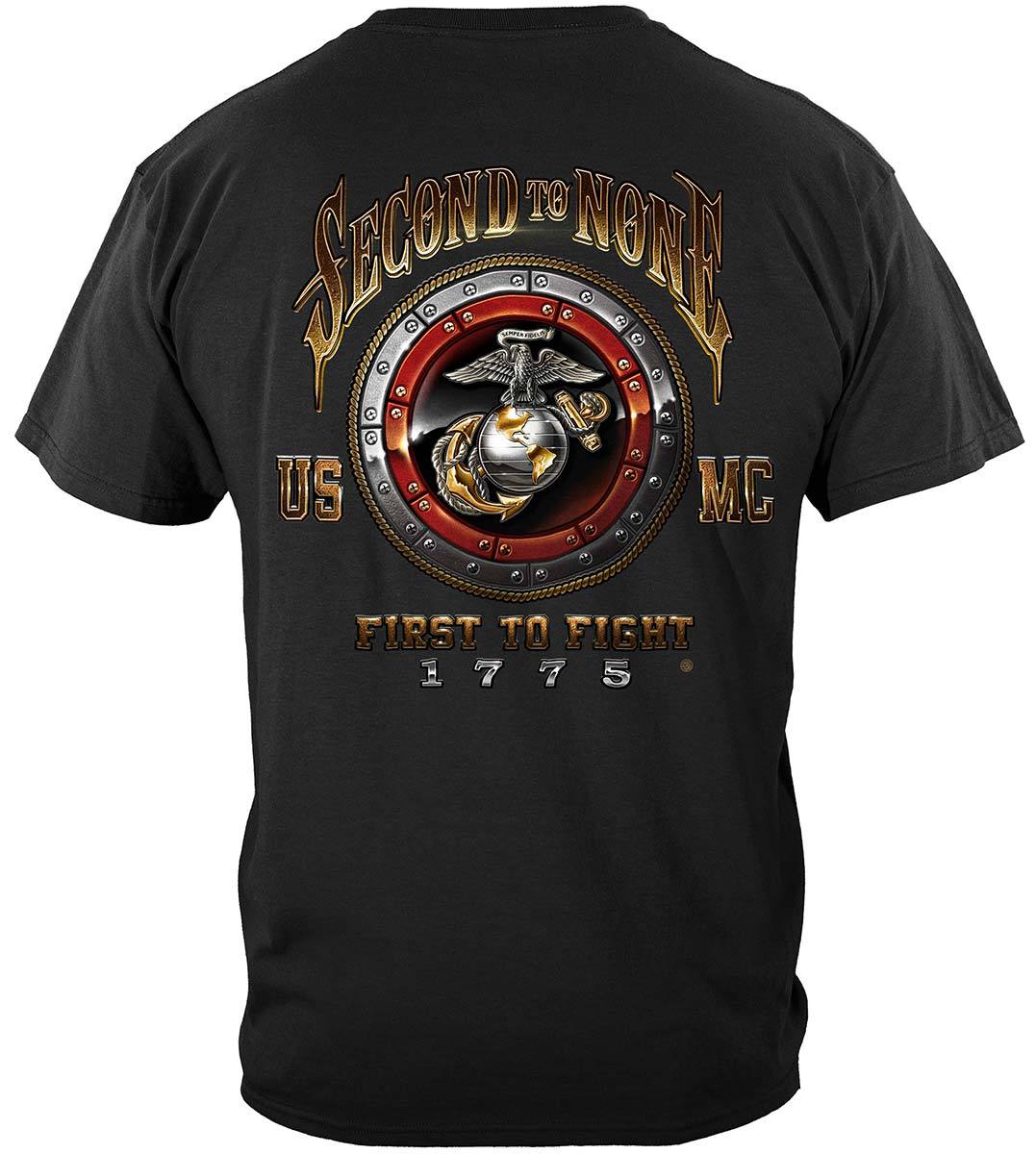 USMC Second To None Premium T-Shirt
