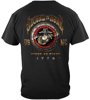 More Picture, USMC Second To None Premium T-Shirt