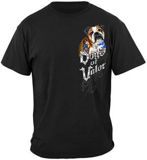 More Picture, Dogs Of Valor Bull Dog Premium Long Sleeves