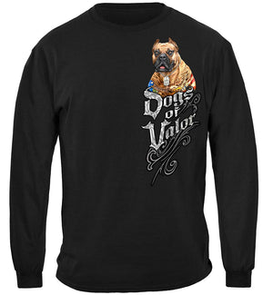 More Picture, Dogs Of Valor American Made Pit Bull Premium T-Shirt