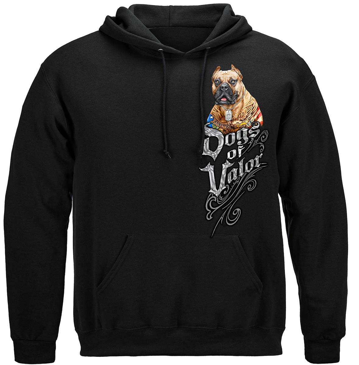 Dogs Of Valor American Made Pit Bull Premium Long Sleeves