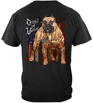 More Picture, Dogs Of Valor American Made Pit Bull Premium Hooded Sweat Shirt